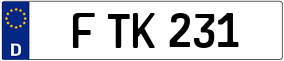 Truck License Plate